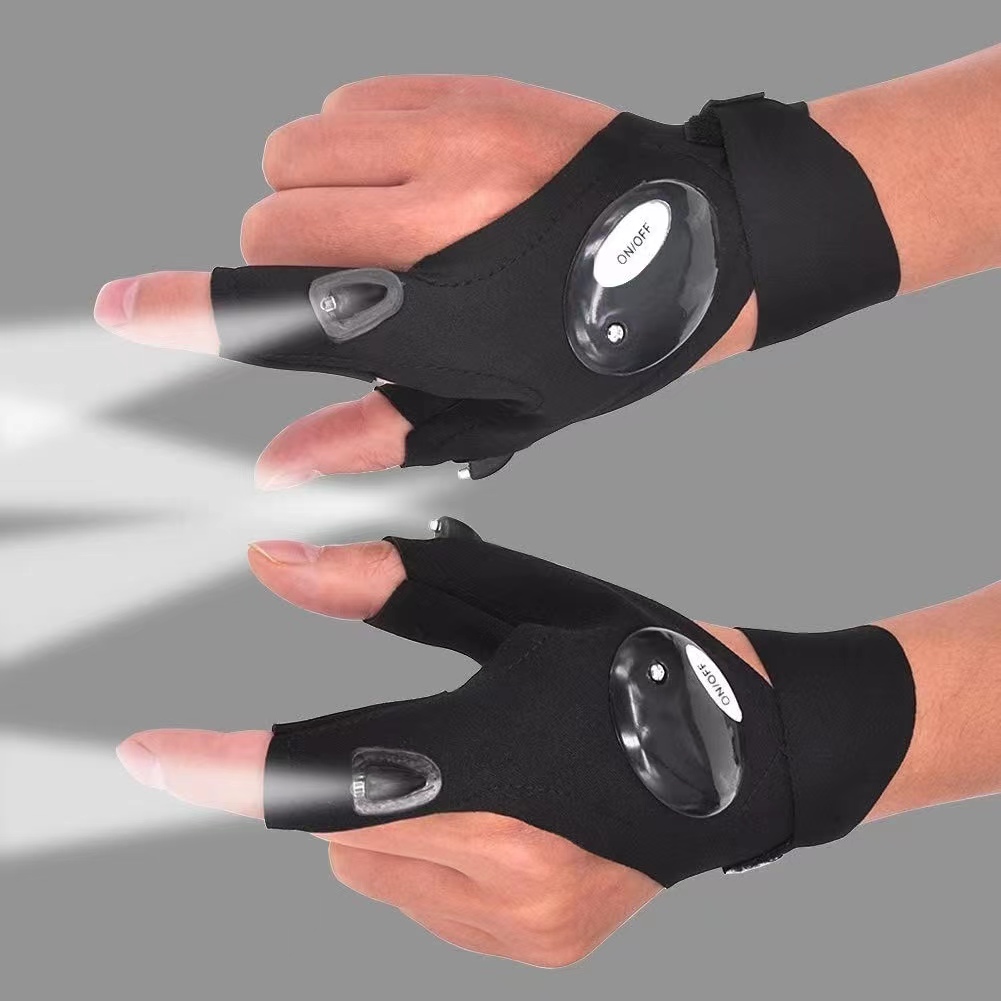 Spearfishing Glove - Guanto senza dita Torcia a LED