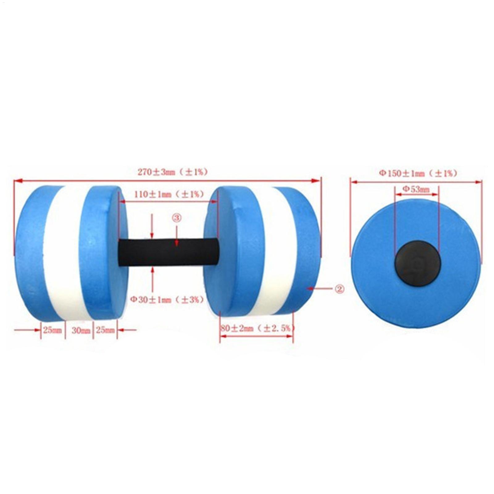 Aquatic Sports Equipment - 1/2pcs EVA Acqua Manubri Piscina Esercizio
